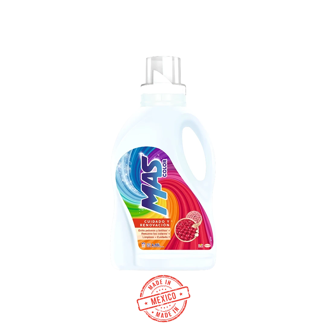 Detergente Liquido Mas Color 4.65L