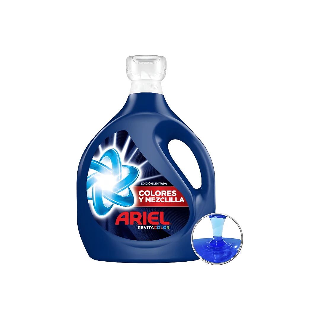 Detergente Líquido Ariel Colores y Mezclilla 80 lavadas 5L