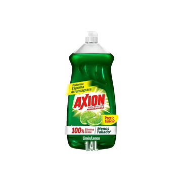 Lavatrastes Liquido Limón Axion 1.4L