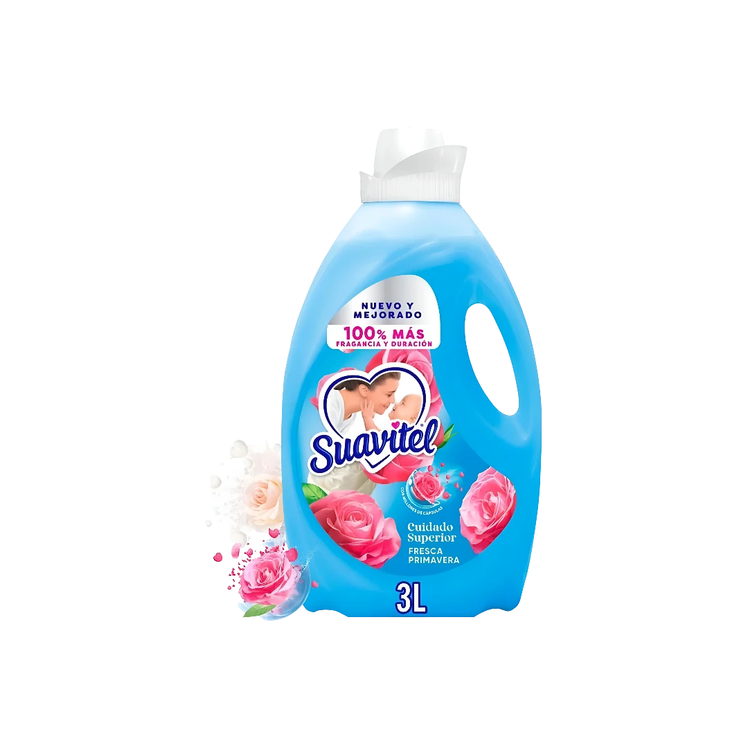 Suavizante Cuidado Superior Fresca Primavera Suavitel 3L
