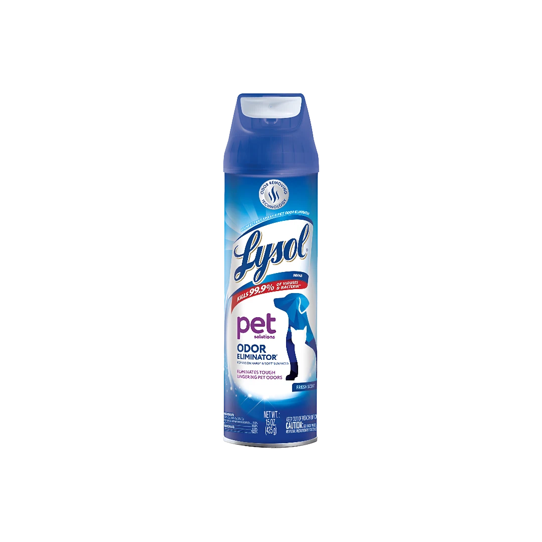 Spray Eliminador de Olores de Mascotas Lysol 425g