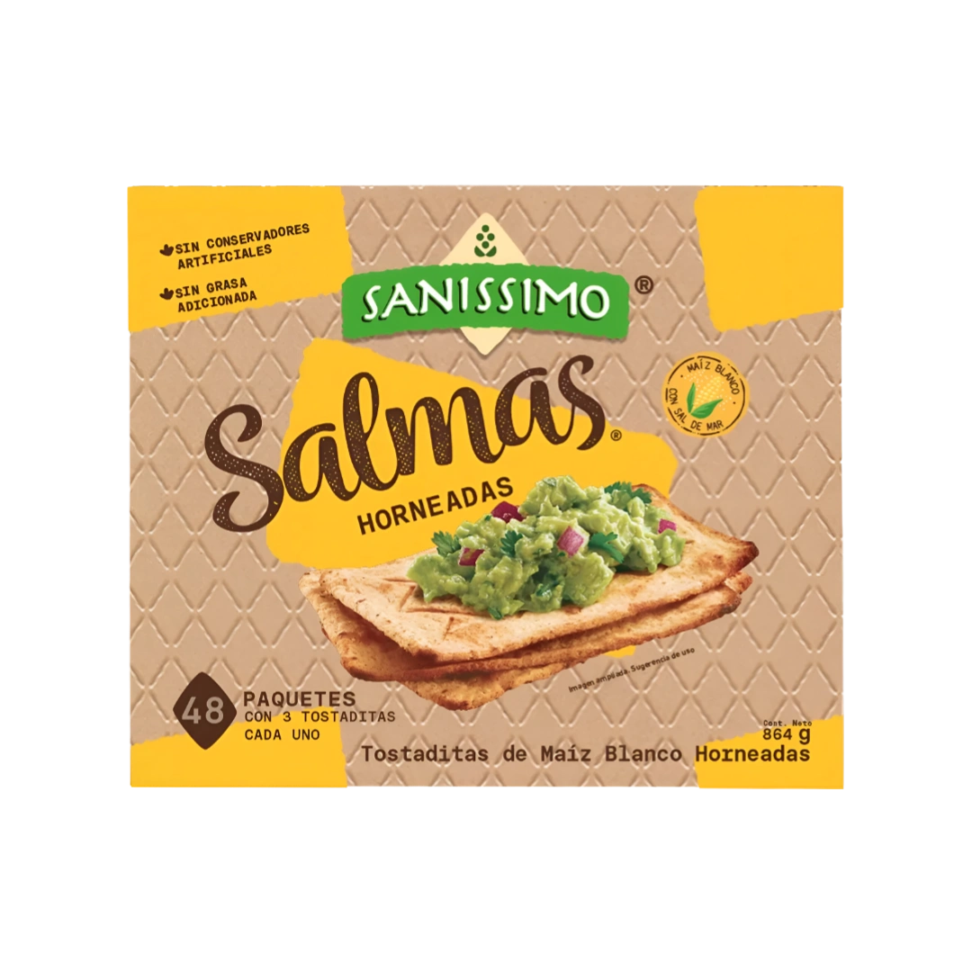 Salmas Horneadas Sanissimo 8 Paquetes