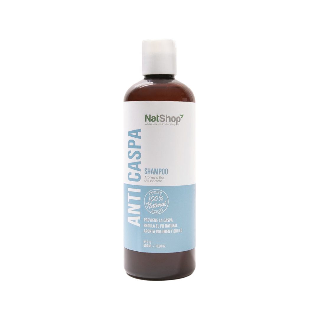 Shampoo Anticaspa Orgánico NatShop 500ml